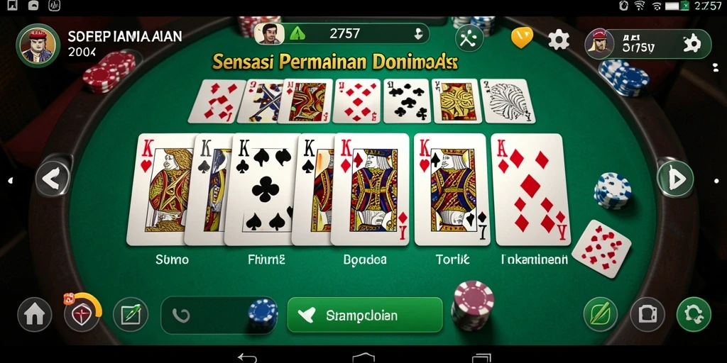 Gameplay seru dalam game Domino 2757 yang memikat.