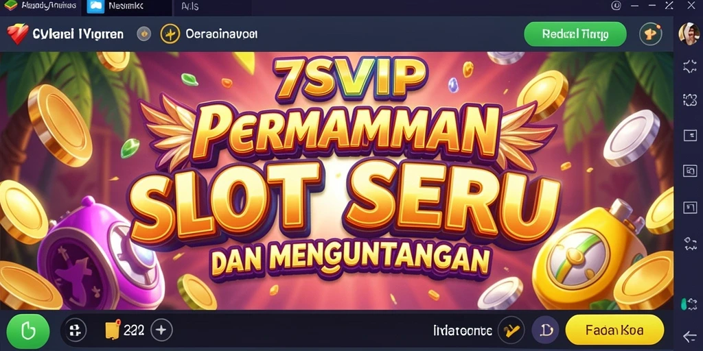 Tangkapan layar gameplay 7SVIP menunjukkan pengalaman Slot yang mengasyikkan.