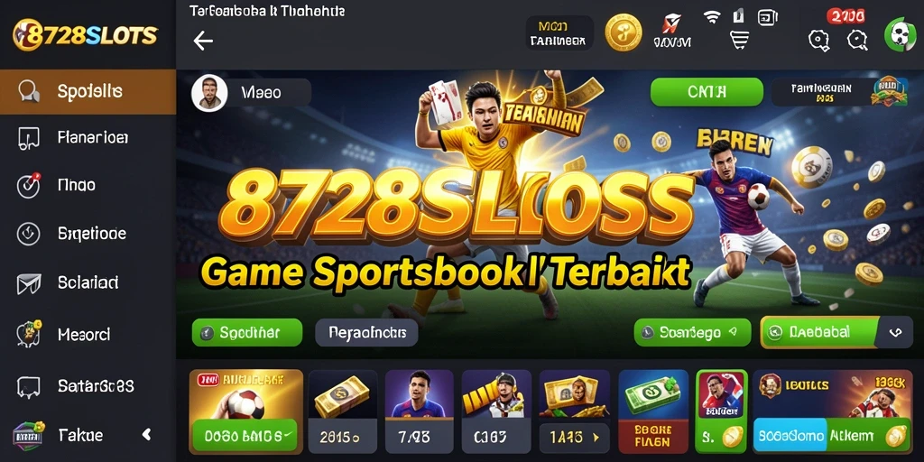 Tampilan gameplay langsung dari 8728SLOTS dengan fitur taruhan interaktif.