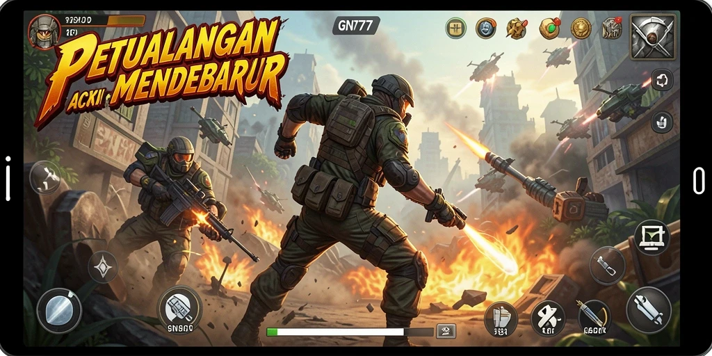 Tampilan gameplay yang mengasyikkan dalam GN777.