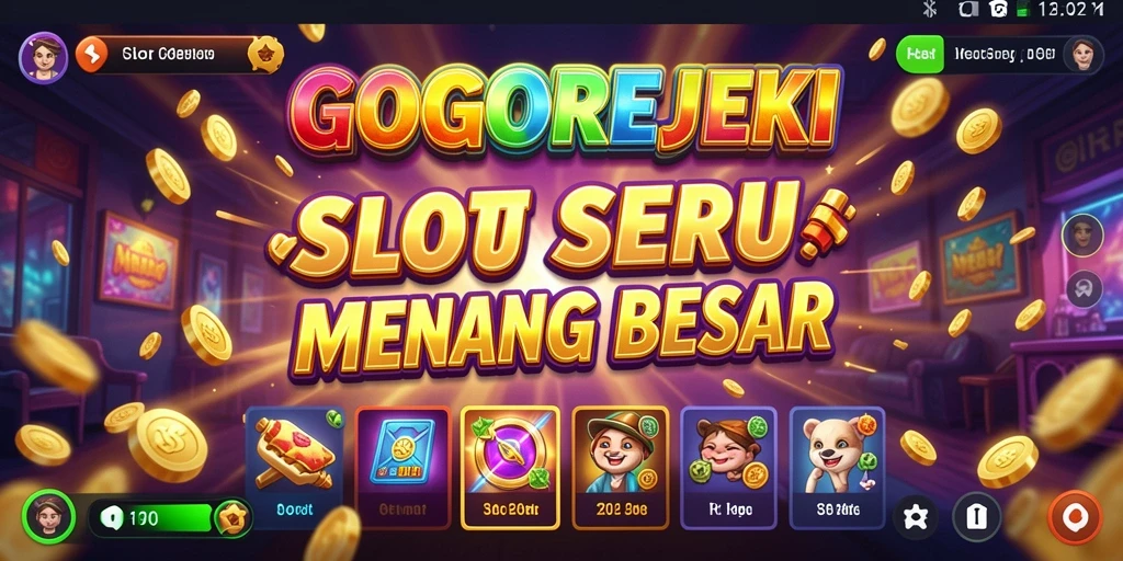 Tampilan gameplay menarik dari GOGOREJEKI dengan berbagai fitur Slot.