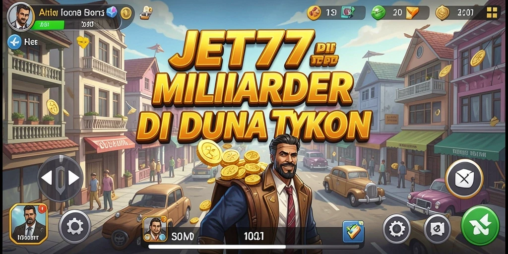 Tampilan gameplay menarik dalam JET77 yang penuh strategi Tycoon.