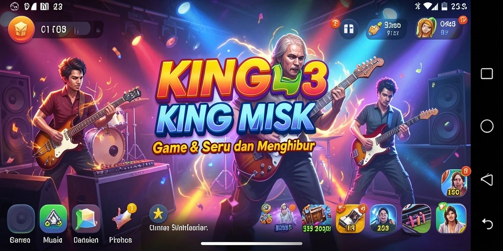 Tampilan gameplay KING403 yang seru dan penuh warna.