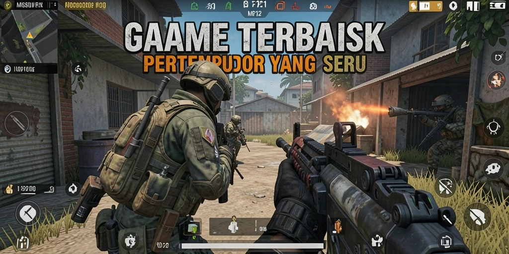 Screenshot dari gameplay intens di MPO2121 dengan aksi FPS yang mendebarkan.