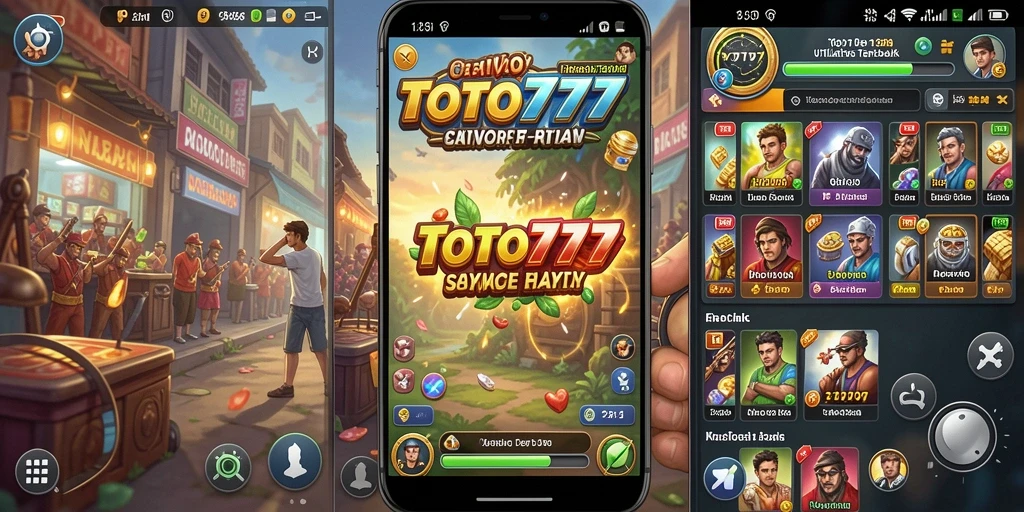 Screenshot utama TOTO777 menampilkan antarmuka aplikasi Utility yang ramah pengguna.