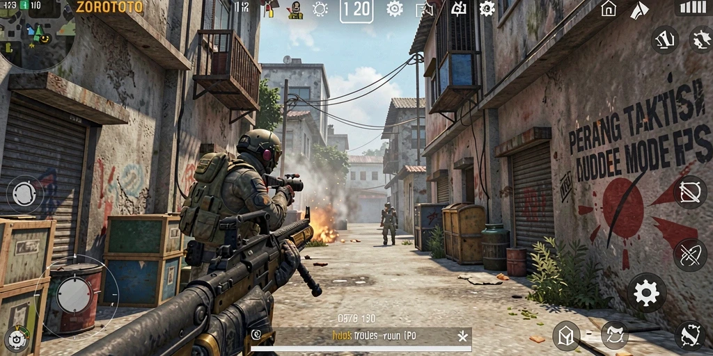 Tampilan menarik dalam gameplay ZOROTOTO yang penuh aksi.